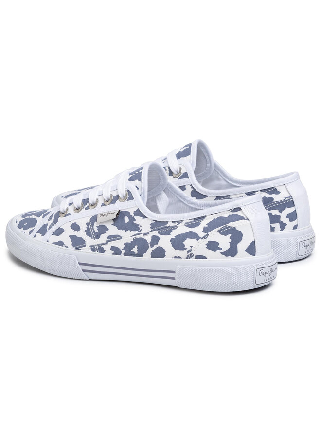 Pepe Jeans Sneakers aus Stoff Pepe Jeans Aberlady PLS30951 Weiß