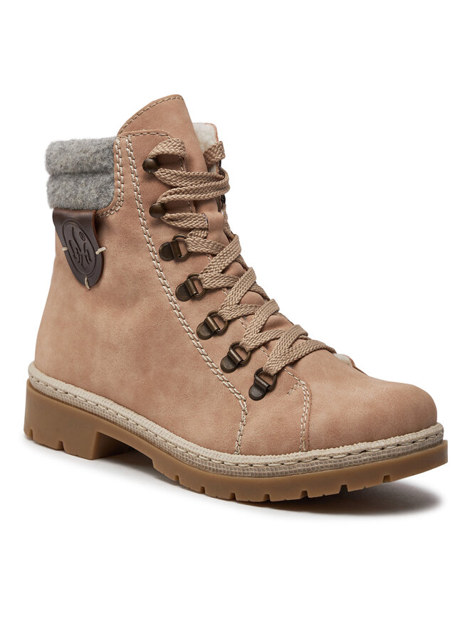 Rieker Schnürstiefeletten Rieker Y9430-32 Rosa