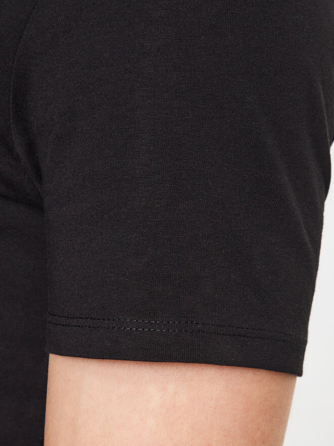 Guess Guess Marškinėliai M2YI37 I3Z14 Juoda Slim Fit