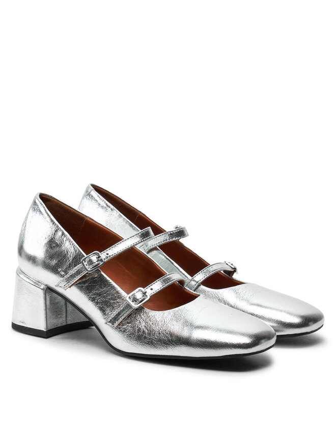 Vagabond Shoemakers Czółenka Vagabond Shoemakers Adison 5739-183-79 Srebrny
