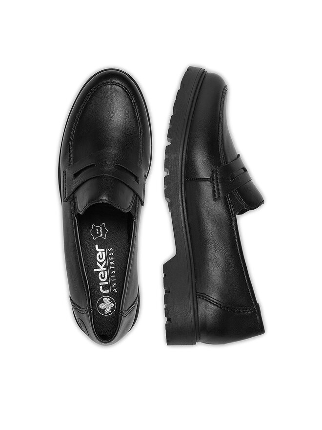 Rieker Loafers Rieker 45560-02 Μαύρο