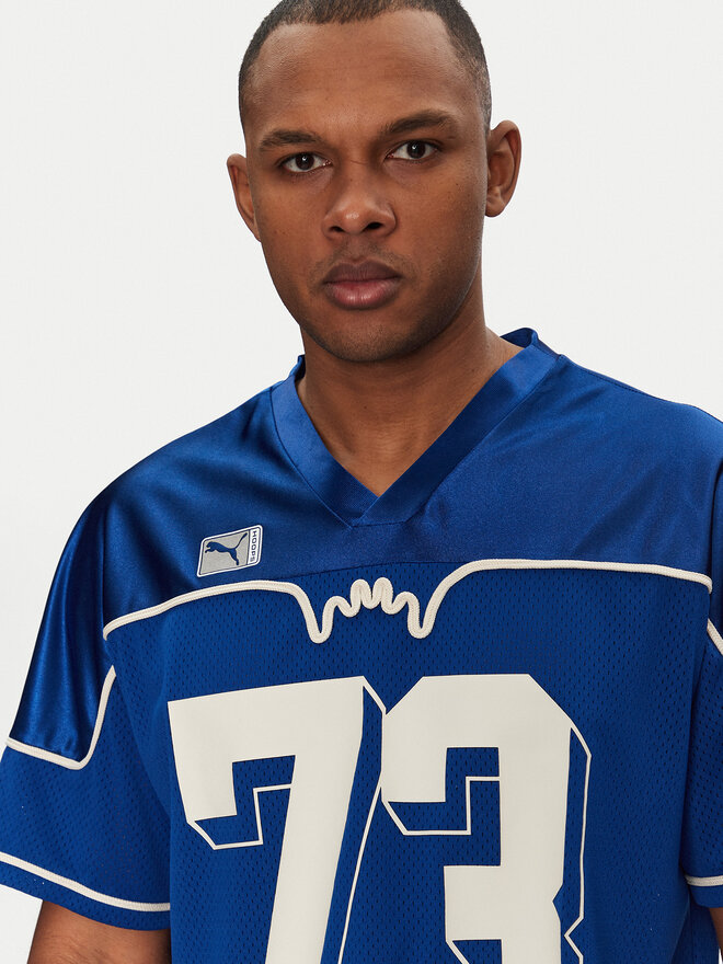 Puma Puma Marškinėliai Dress Code Football 630254 Mėlyna Relaxed Fit