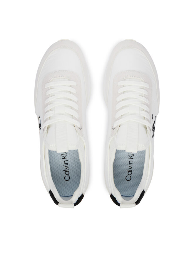 Calvin Klein Sneakers Calvin Klein Retro Runner Lace Up Sock YW0YW02060 Weiß