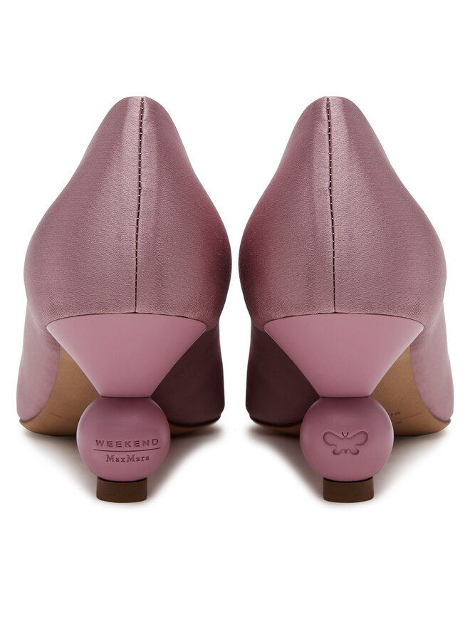 Weekend Max Mara Туфлі Weekend Max Mara Renzasatin 2515521055600 Рожевий