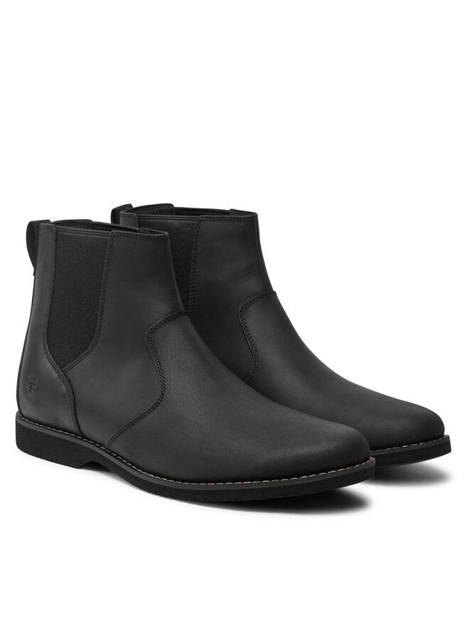 Timberland Μποτάκια με λάστιχο Timberland Woodhull TB0A413H0011 Μαύρο