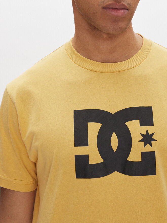 DC DC T-Shirt ADYZT05373 Gelb Heritage Fit