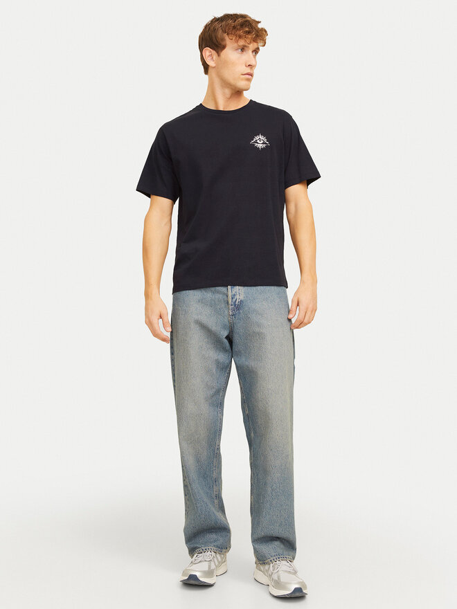 Jack&Jones Jack&Jones Marškinėliai Jackie 12271366 Juoda Relaxed Fit