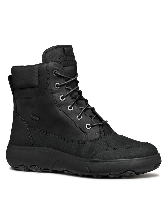 Geox Csizma Geox U Nebula + Grip B Ab U46HFC 0FFBC C9999 Fekete