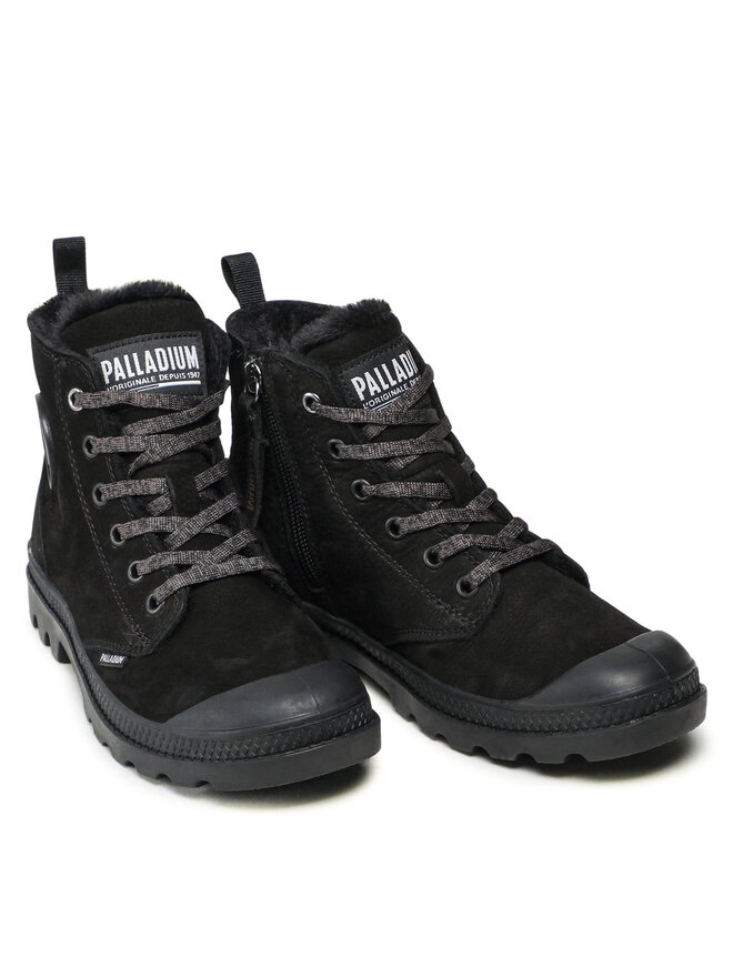 Palladium Schnürstiefeletten Palladium Pampa Hi Zip Wl 95982-010-M Schwarz