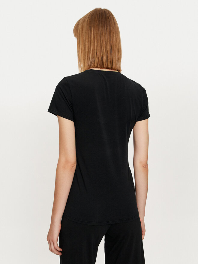 Deha Deha Camiseta A00150 Negro Regular Fit