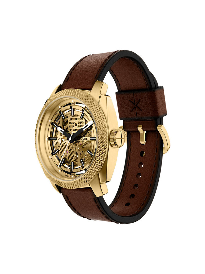 Fossil Годинник Fossil Machine ME3278 Коричневий