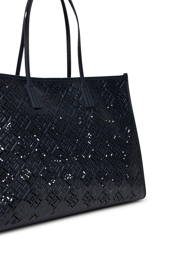 Tommy Hilfiger Handtasche Tommy Hilfiger Th City AW0AW17501 Dunkelblau