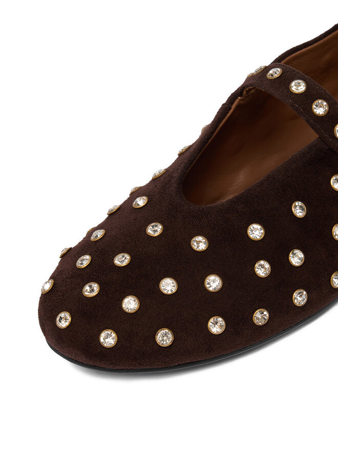 Eva Minge Ballerinas Eva Minge EO-NALA-249060-51 Braun