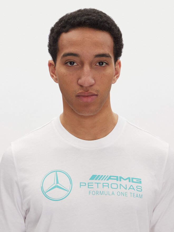 adidas adidas T-Shirt Mercedes - AMG Petronas Formula One Team DNA Graphic JV5456 Weiß Regular Fit