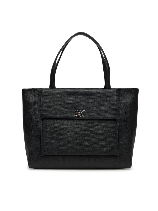 Calvin Klein Сумка Calvin Klein Ck Medium Shopper_Tex K60K613178 Чорний