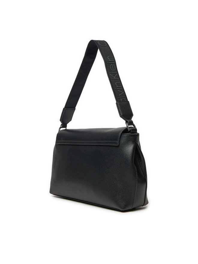 Calvin Klein Táska Calvin Klein Ck Must Top Handle Bag_Caviar K60K613085 Fekete