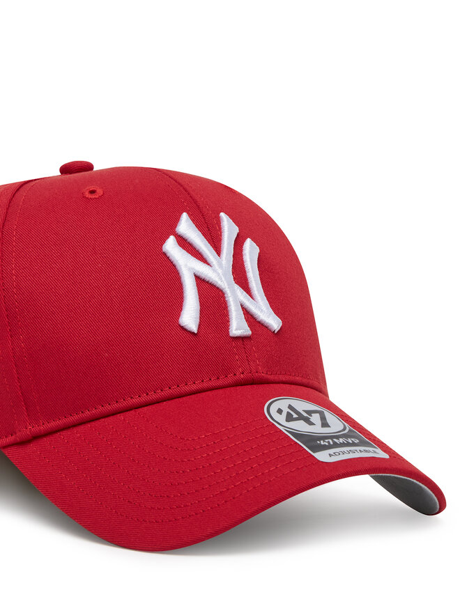 47 Brand Czapka z daszkiem 47 Brand MLB New York Yankees Raised Basic '47 MVP B-RAC17CTP Czerwony