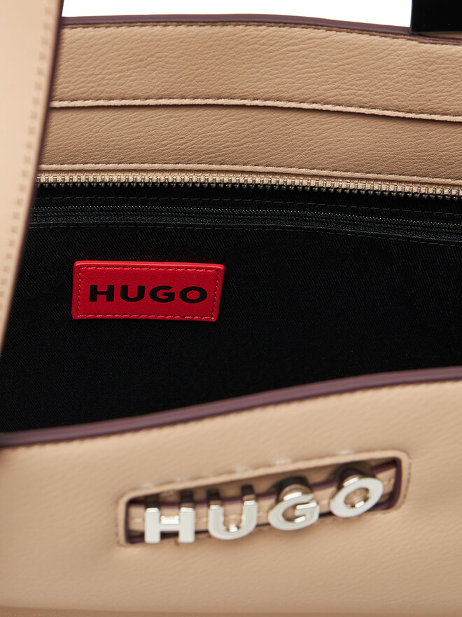 HUGO Ročna torba HUGO 50541884 Rjava