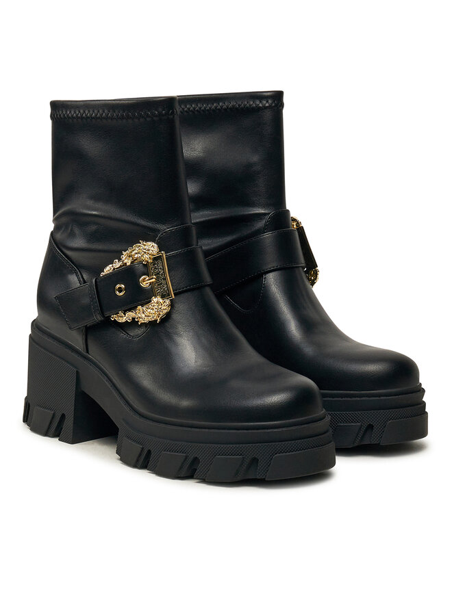 Versace Jeans Couture Botki Versace Jeans Couture Sophie 77VA3S80 Czarny