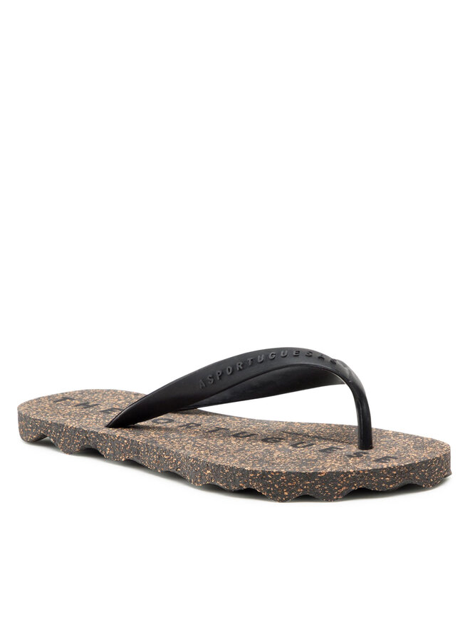 Zehentrenner Asportuguesas Base P018109001 Schwarz eschuhe
