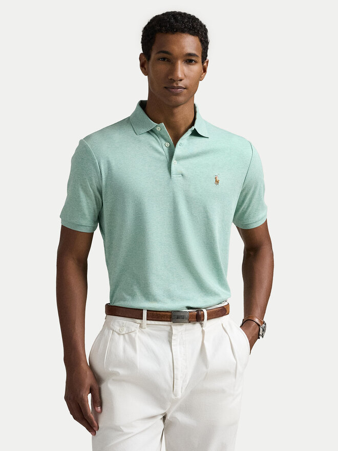 Polo Ralph Lauren Polo Ralph Lauren Poloshirt 710704319166 Grün Custom Slim Fit