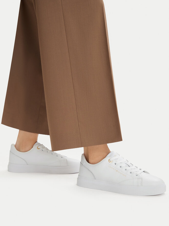 Tommy Hilfiger Sneakers Tommy Hilfiger Th Feminine Cupsole Leather FW0FW09105 Weiß