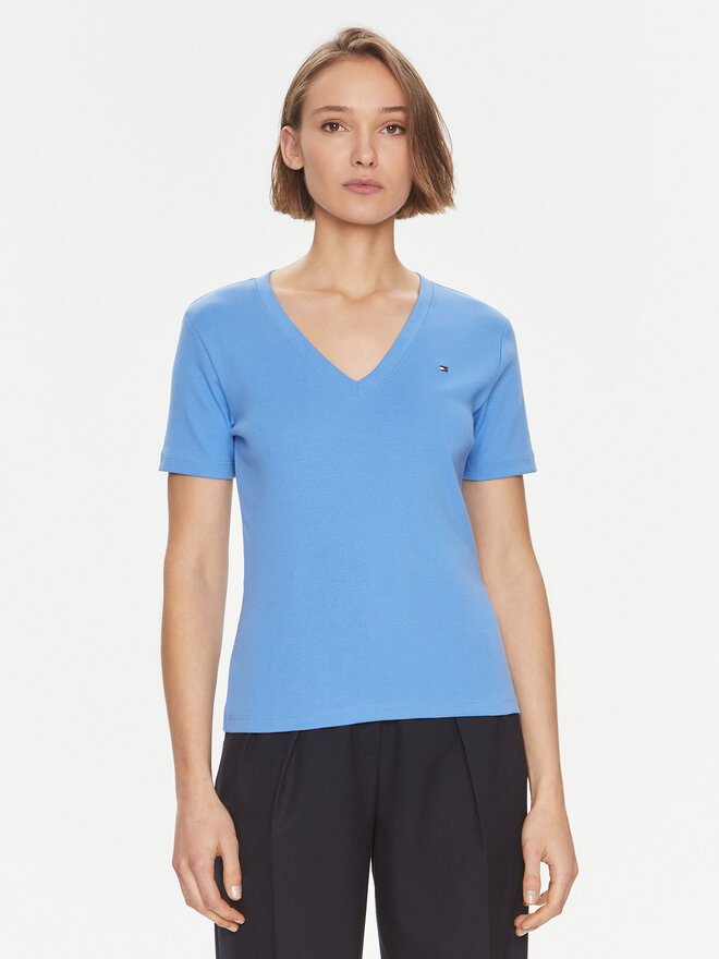 Tommy Hilfiger Tommy Hilfiger Camiseta New Cody WW0WW40584 Azul Slim Fit