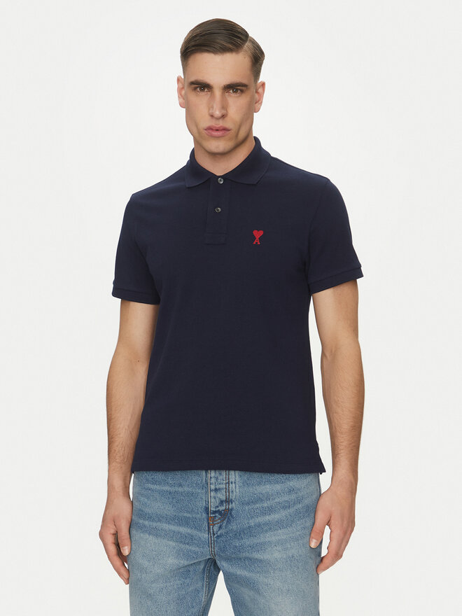 AMI PARIS AMI PARIS Poloshirt BFUPL001.760 Dunkelblau Regular Fit