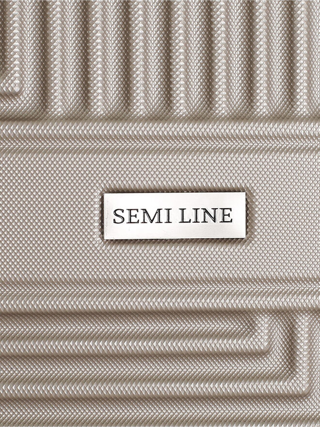 Semi Line Βαλίτσα Καμπίνας Semi Line T5760-2 Καφέ