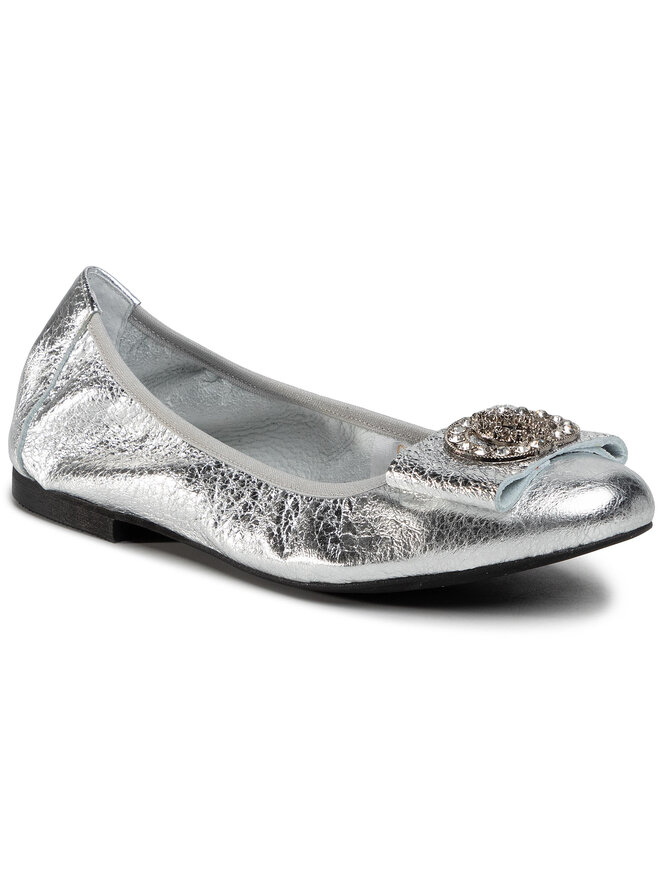 R.Polański Ballerinas R.Polański 0943 Silberfarben
