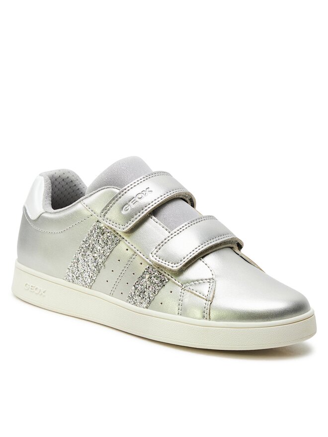 Geox Sneakersy Geox J Eclyper Girl J45LRA 000NF C1007 D Srebrny