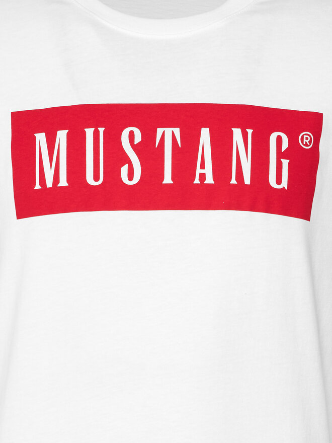 Mustang Mustang T-Shirt 1014749 Weiß Regular Fit