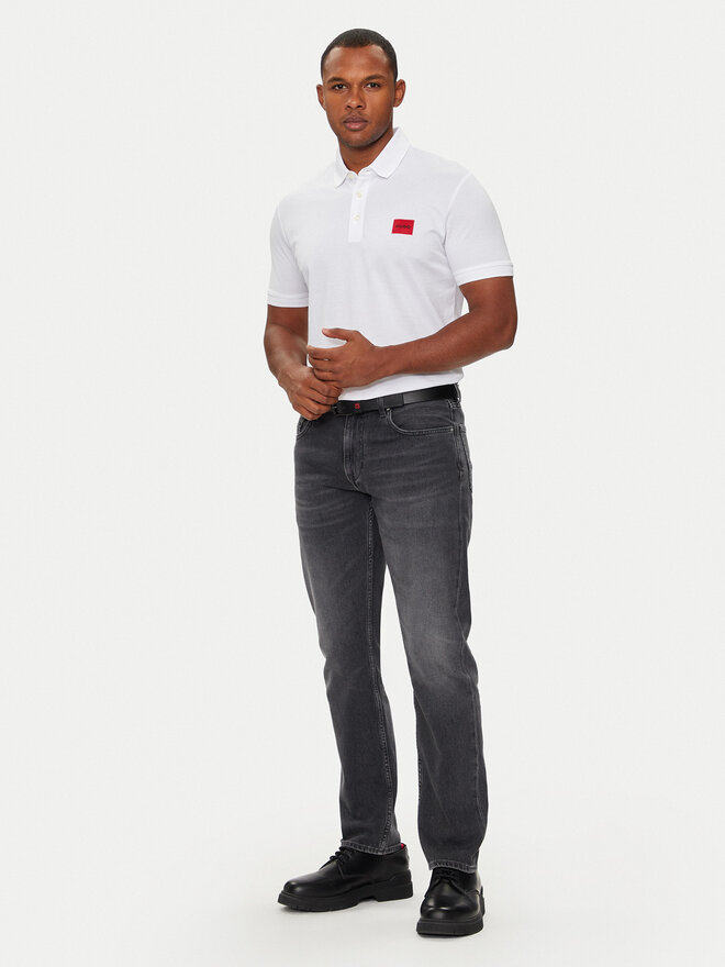 HUGO Hugo Поло Dereso222 50466202 Білий Slim Fit