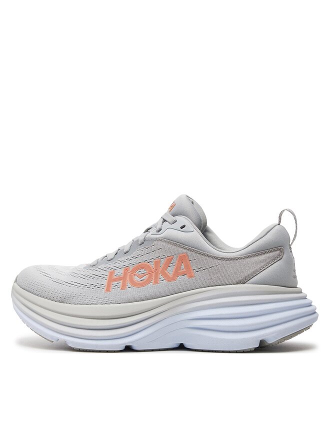 Hoka Scarpe running Hoka Bondi 8 1127952 Grigio