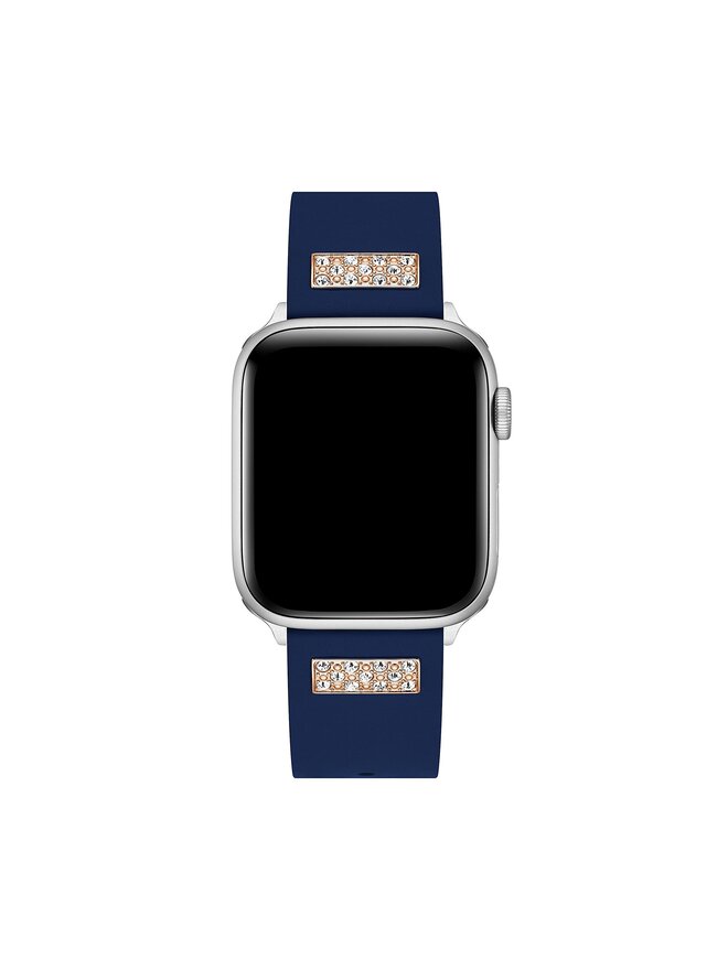 Guess Náhradný remienok na hodinky Apple Watch Guess CS3004S3 Tmavomodrá