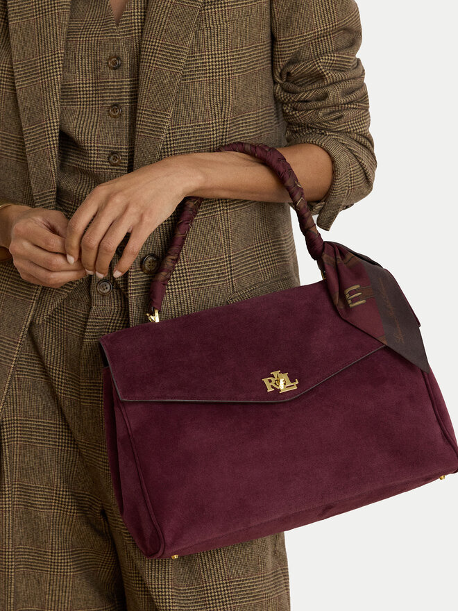 LAUREN RALPH LAUREN Handtasche LAUREN RALPH LAUREN Farrah 431P18402002 Dunkelrot