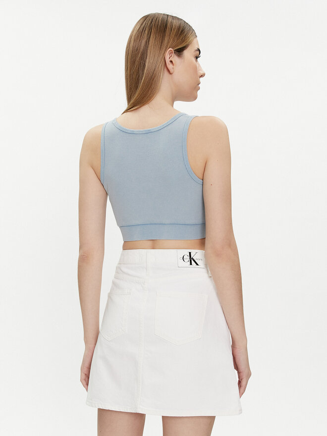 Calvin Klein Jeans Calvin Klein Jeans Топ J20J223109 Блакитний Slim Fit