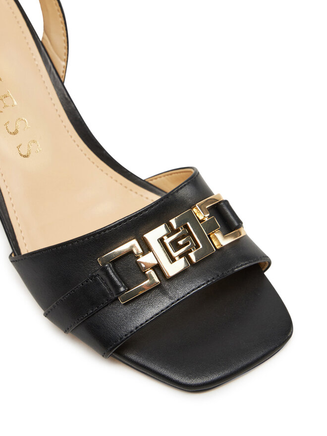Guess Sandále Guess FLJGRT LEA03 Čierna