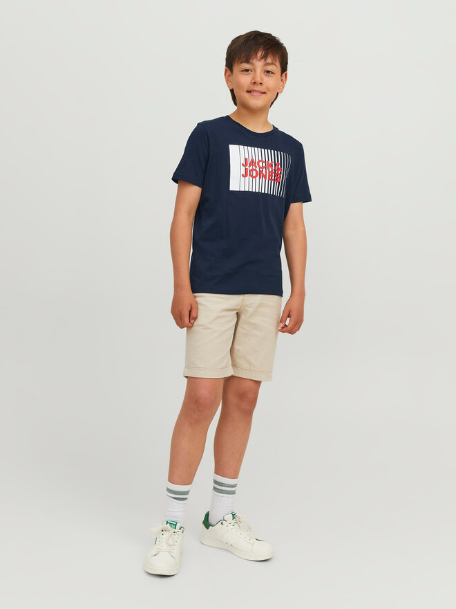 Jack&Jones Junior Jack&Jones Junior Marškinėliai 12237411 Tamsiai mėlyna Regular Fit