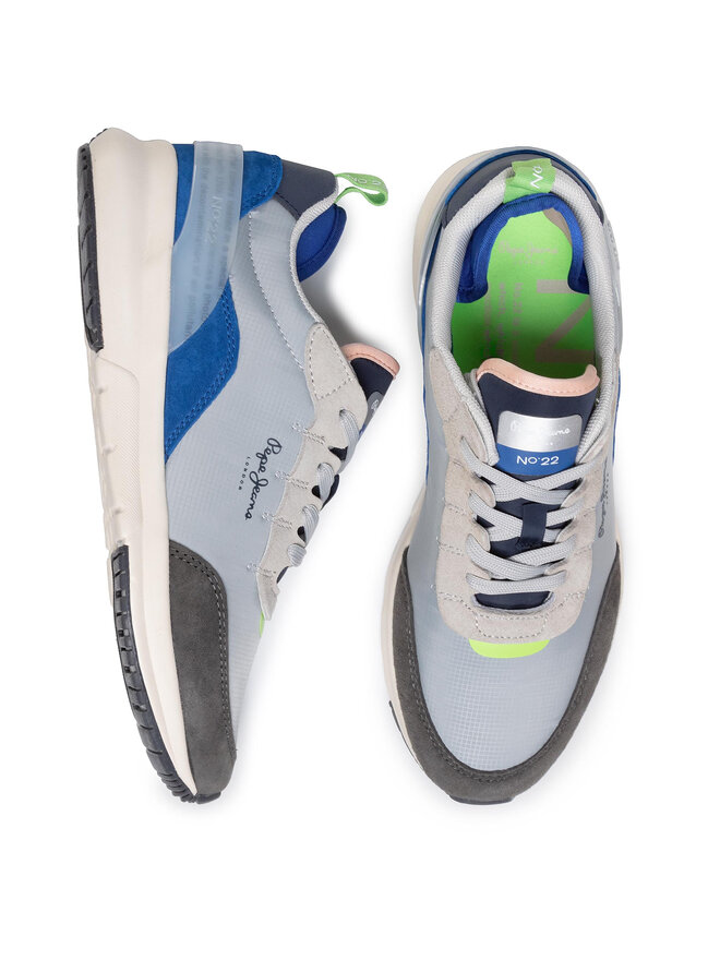Pepe Jeans Сникърси Pepe Jeans N22 Summer PMS30624 Сив