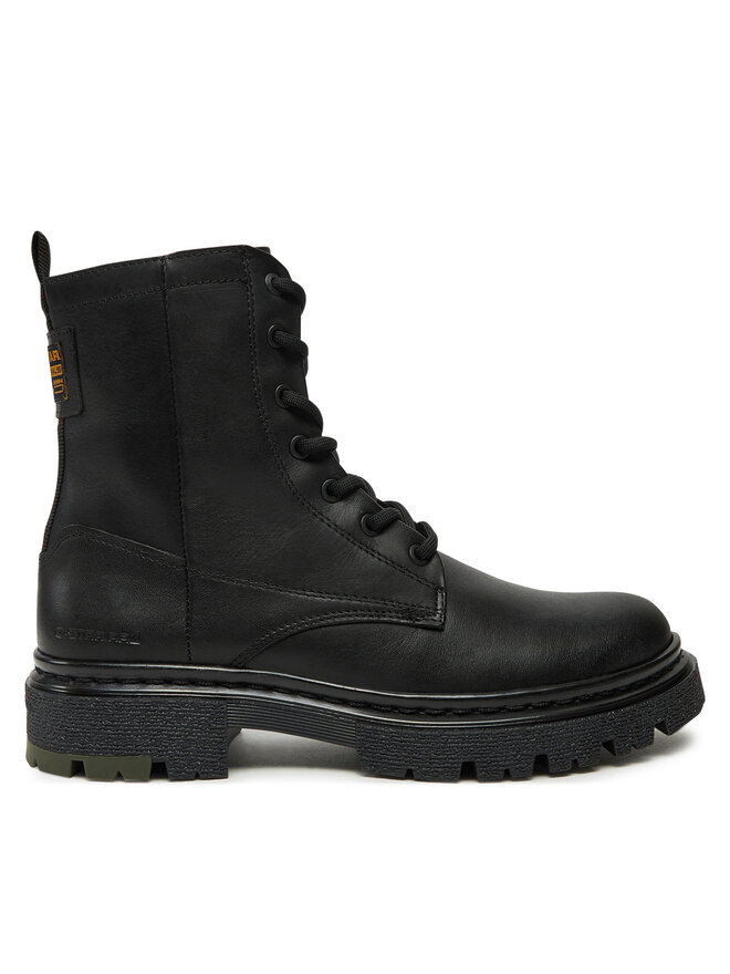 G-Star Raw Schnürstiefeletten G-Star Raw Kafey Biker High W D26643 Schwarz