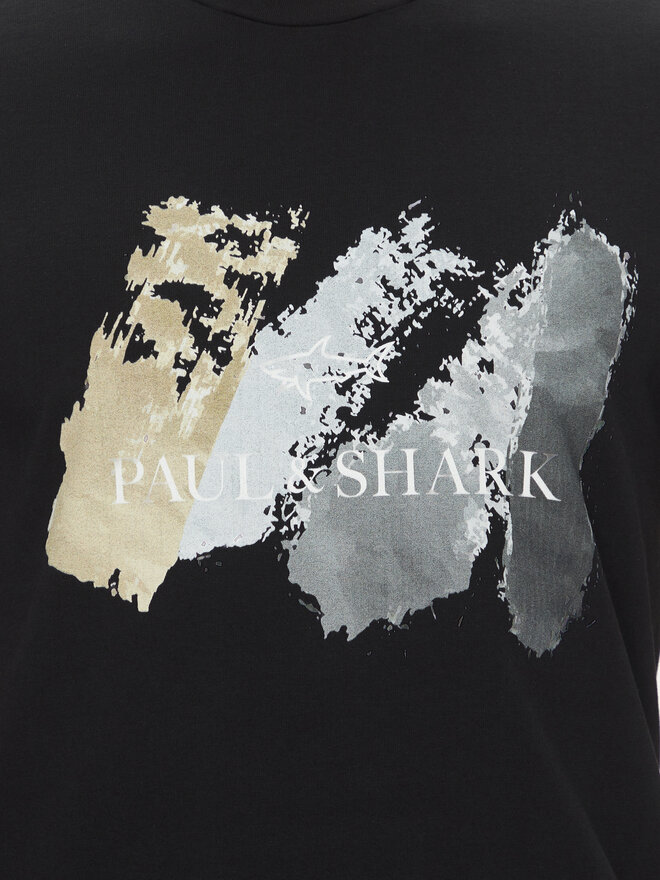 Paul&Shark Paul&Shark Футболка 25411094 Чорний Regular Fit