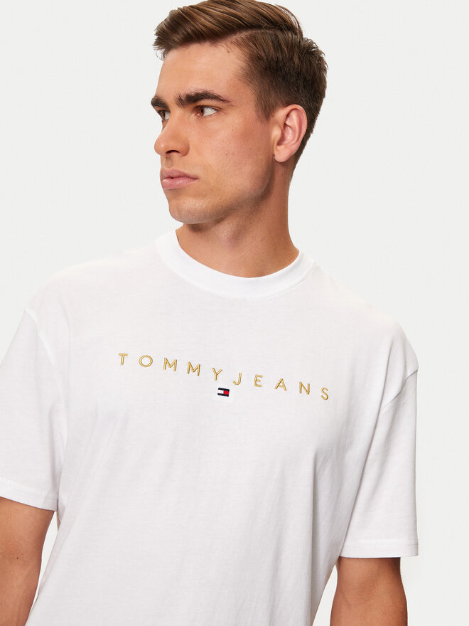 Tommy Jeans Tommy Jeans T-Shirt DM0DM19694 Λευκό Regular Fit
