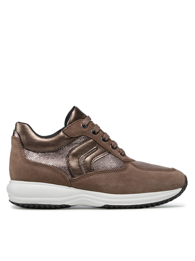 Sneakers Geox D Happy B D1662B 0PZ22 C5005 Marrone escarpe