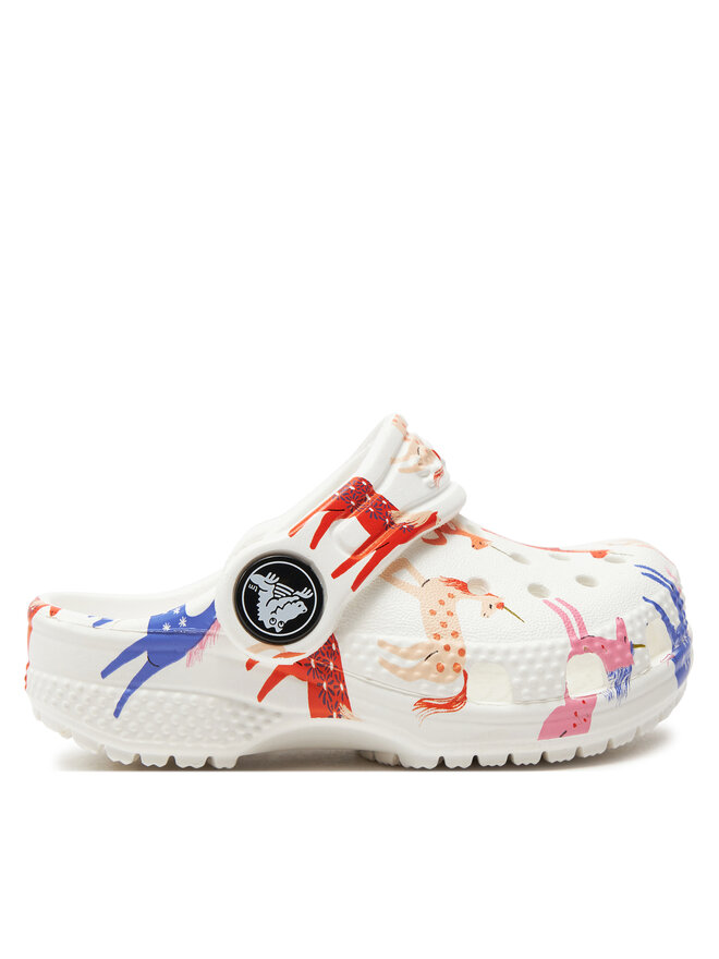 Crocs Nazouváky Crocs Classic Character Print Clog T 209697 Bílá