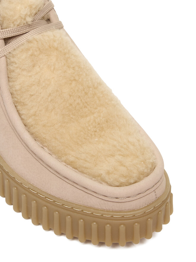 Clarks Schnürschuhe Clarks Torhill Moss 26182914 Beige