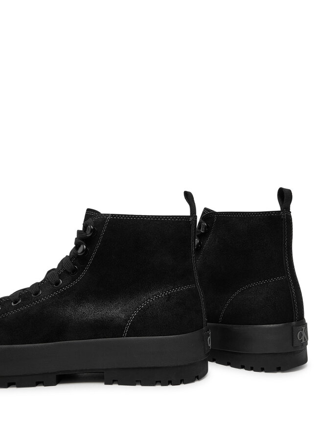 Calvin Klein Jeans Schnürstiefeletten Calvin Klein Jeans Lugged Hybrid High Laceup Auth YM0YM01092 Schwarz