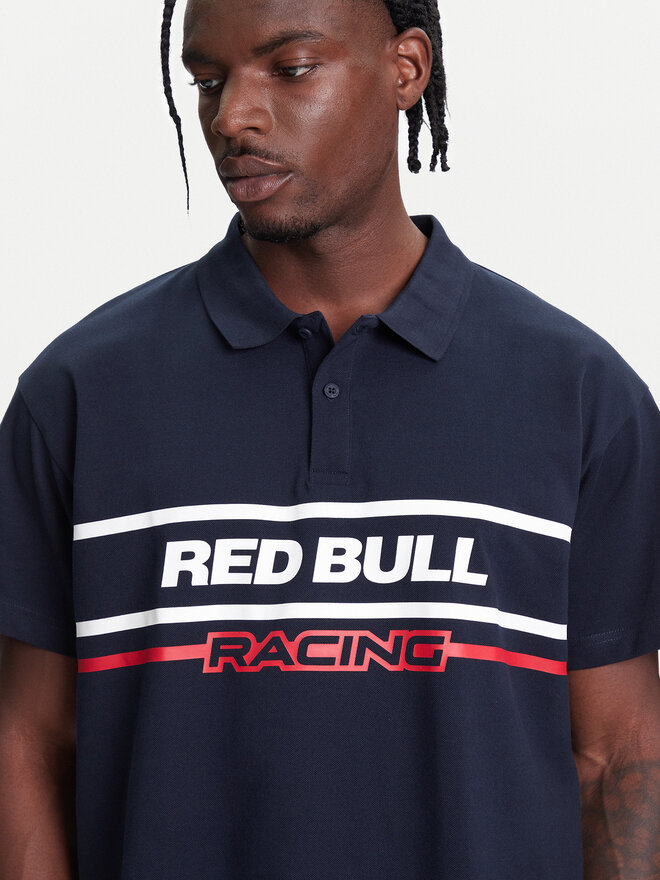 Pepe Jeans Pepe Jeans Polo marškinėliai Red Bull Racing Moto Panel RM540017 Tamsiai mėlyna Regular Fit