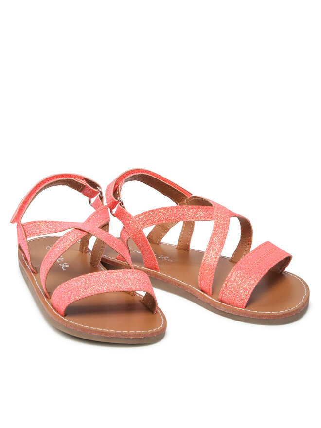 Nelli Blu Sandály Nelli Blu CM210804-12 Oranžová