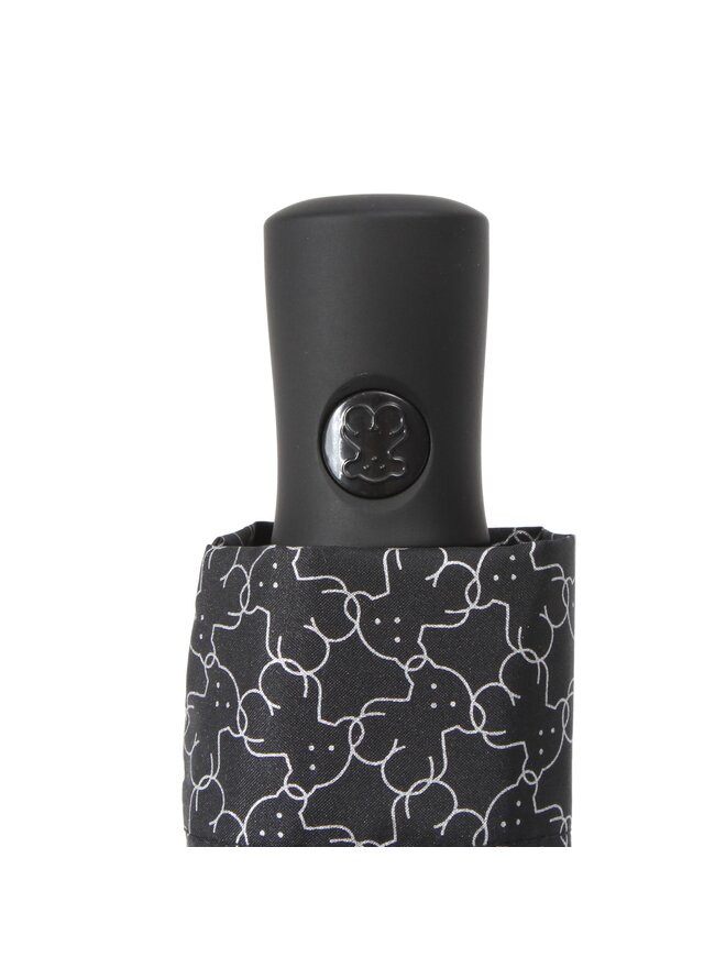 TOUS Esernyő TOUS Paraguas Plegable Milosos 2001078859 Fekete